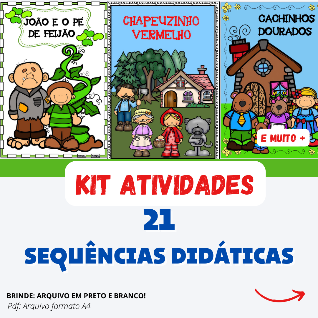 KIT 21 SEQUENCIAS DIDATICAS (VALOR PROMOCIONAL)