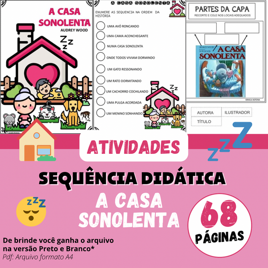 Sequência Didática- A Casa Sonolenta (68 páginas)