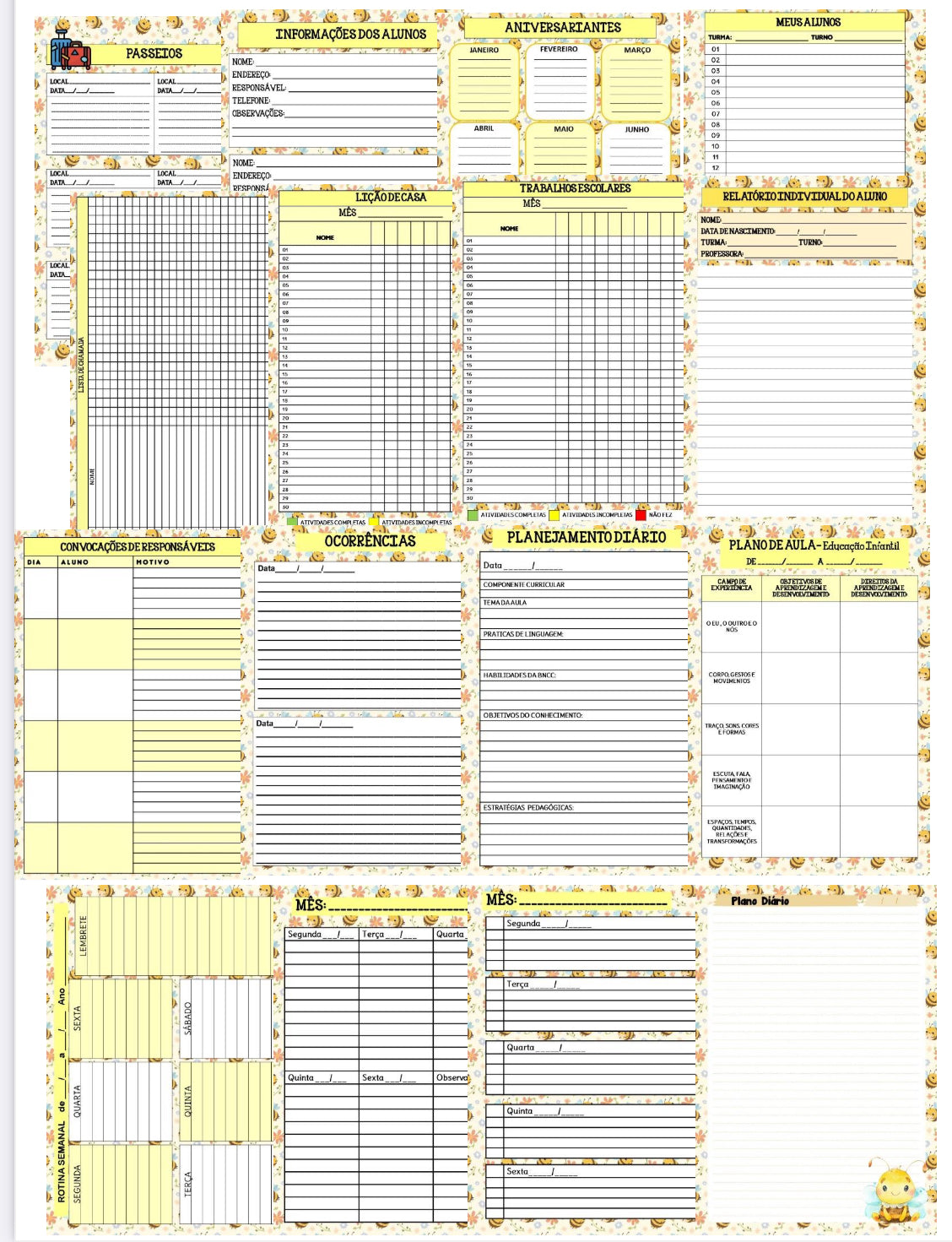 Planner 2025 P/ Professores - Vários Temas (PARTE 2)