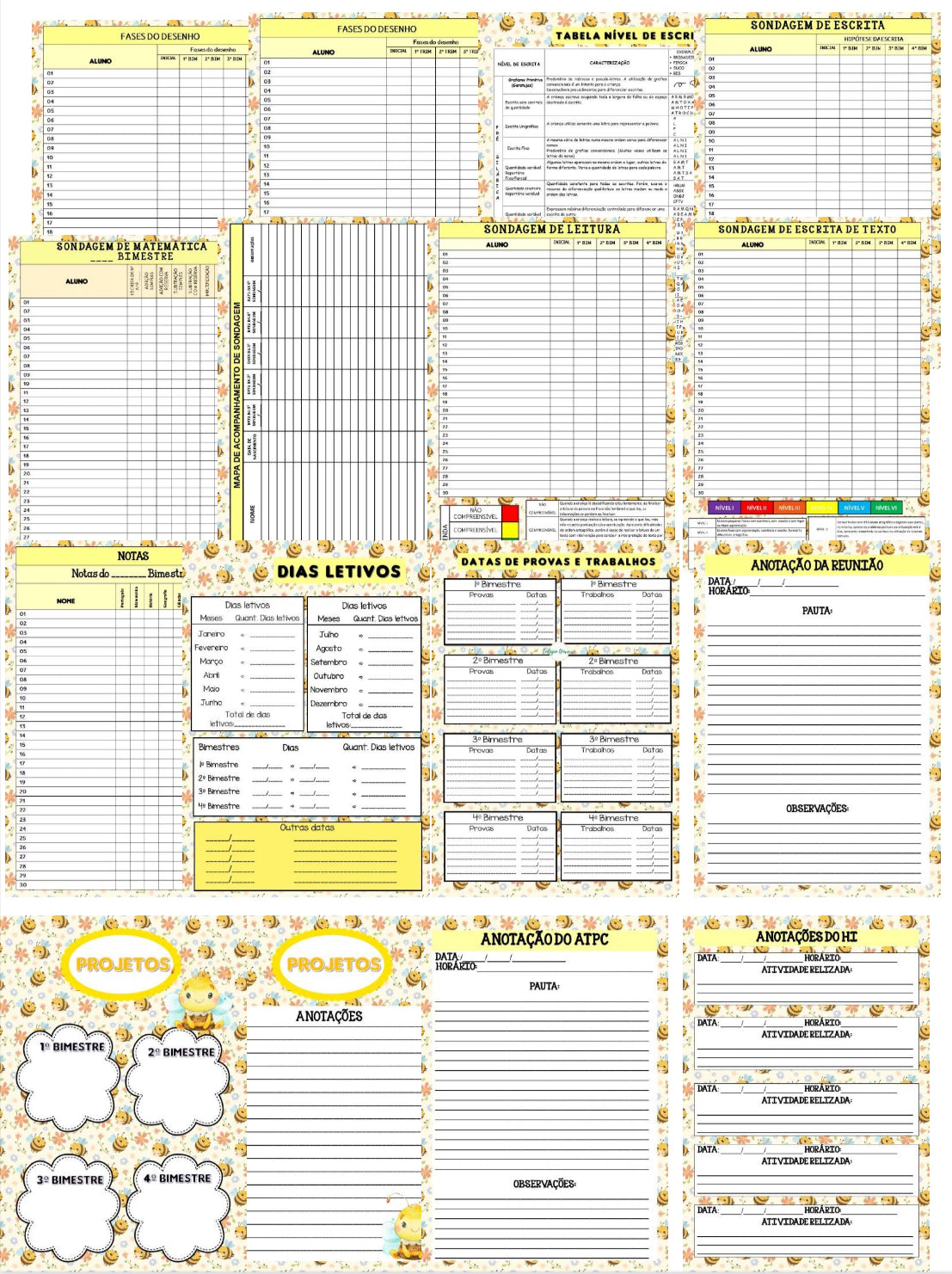 Planner 2025 P/ Professores - Vários Temas (PARTE 2)