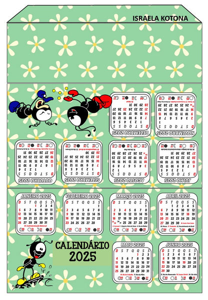 Calendário 2025- Smilinguido Verde (PDF)