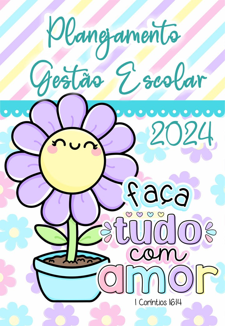 Planner de Gestão 2024 - Versículos (114 Páginas)