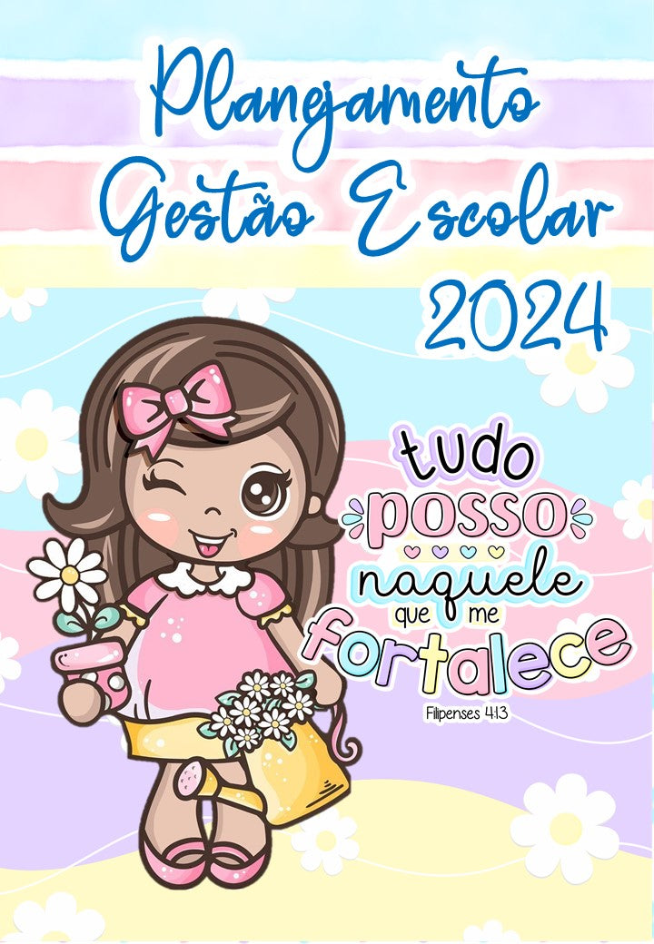 Planner de Gestão 2024 - Versículos (114 Páginas)