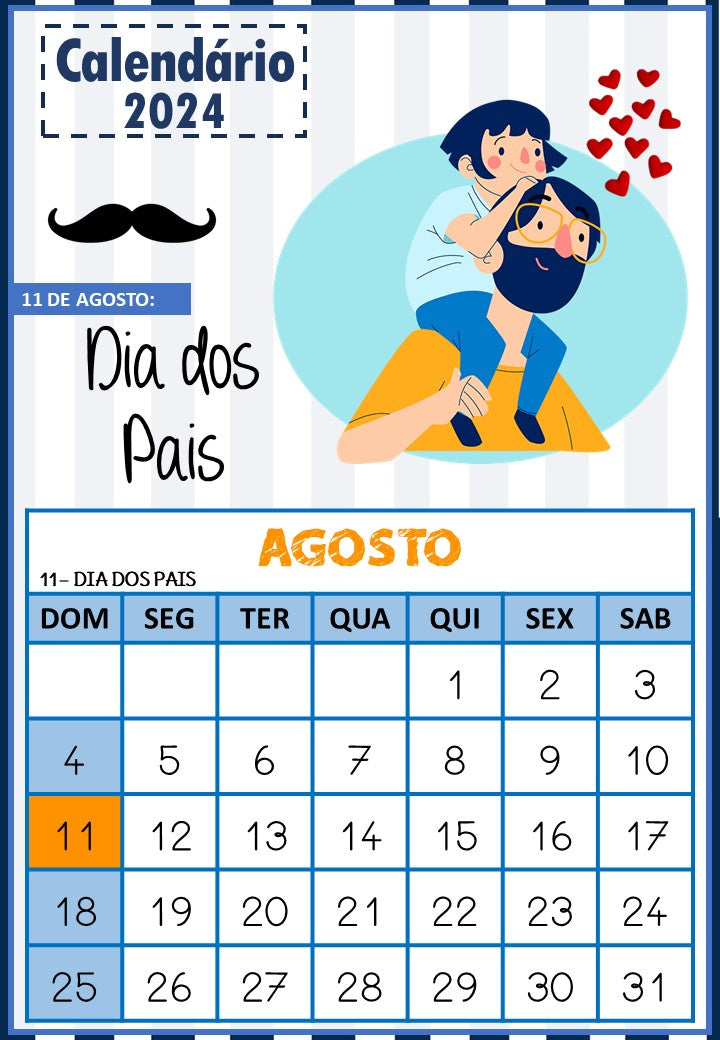 Calendário 2024 - Datas Comemorativas